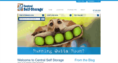 Desktop Screenshot of centralselfstorage.com